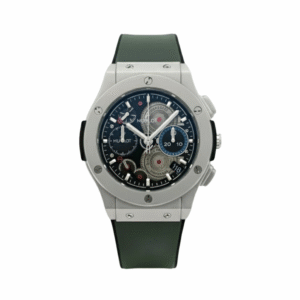 Green Belt With Silver Outer With Green Dial