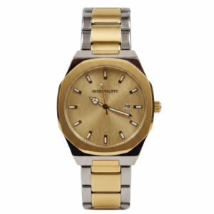 Silver With Gold Chain With Gold Dial