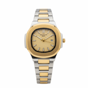 Silver and Golden Chain With Golden Dial