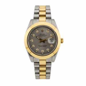 Silver With Gold Chain With Gold Outer With Bronze Dial DateJust